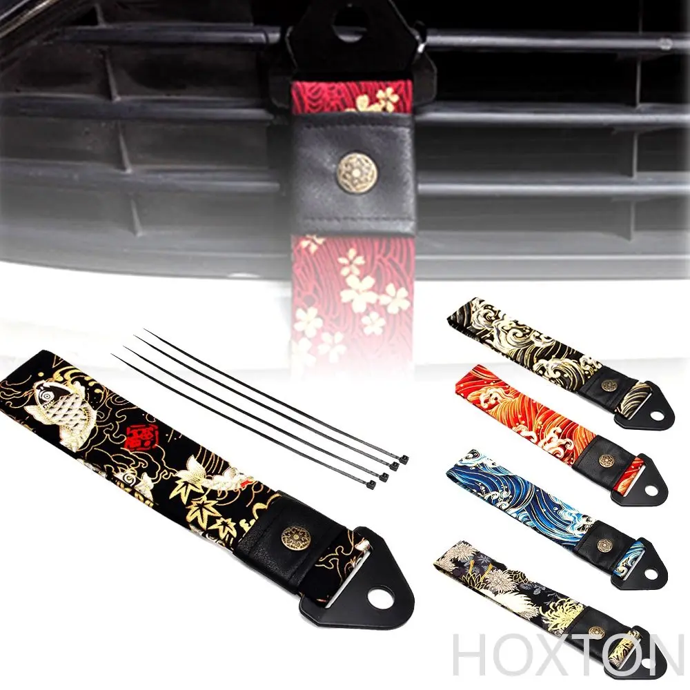 25cm Tow Strap Universal  Racing Katana Car Tow Strap/tow Ropes/Hook/Towing Bars Without Screws and Nuts