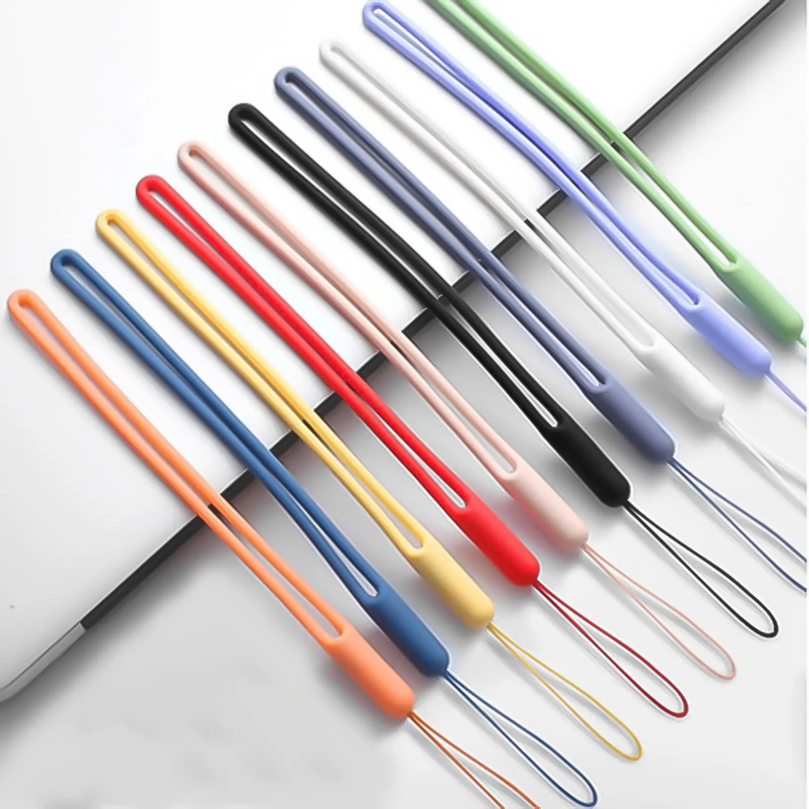 Dây Đeo Cổ Tay Silicon Đàn Hồi, Thiết Kế Sáng Tạo Và Thực Dụng, Thích Hợp Cho Điện Thoại Di Động, Dây Đeo Buộc