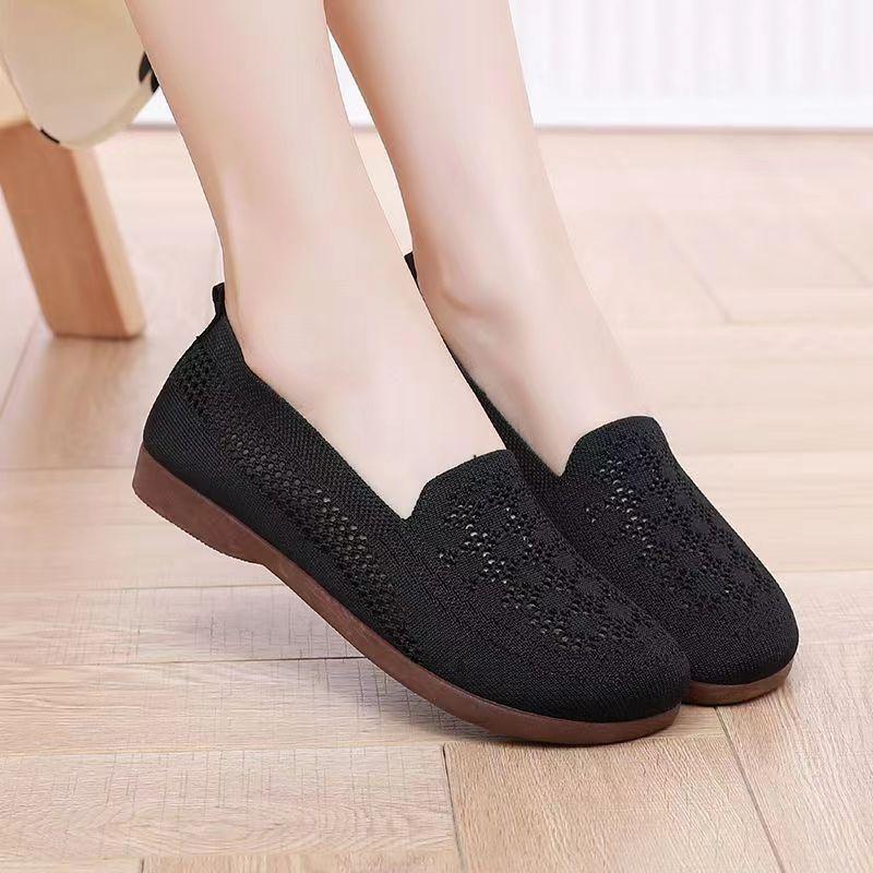 Giày Xoài, Dành Cho Nữ, Lưới Khoét Lỗ Thoáng Khí, Đế Mềm, Giày Cho Mẹ, Thời Trang, Dễ Phối Đồ, Giày Lười, Giày Thường Ngày, Hàng Mới Về Năm 2025 [1262 Mua Lại] 6