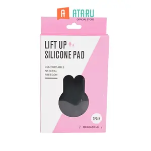 Ataru Ukuran S Set 2 Pcs Nipple Covers Dengan Lift Up Random Nipple Cover Silicone Pad Bra Tempel Pengganti Bra Aksesoris Busana Wanita