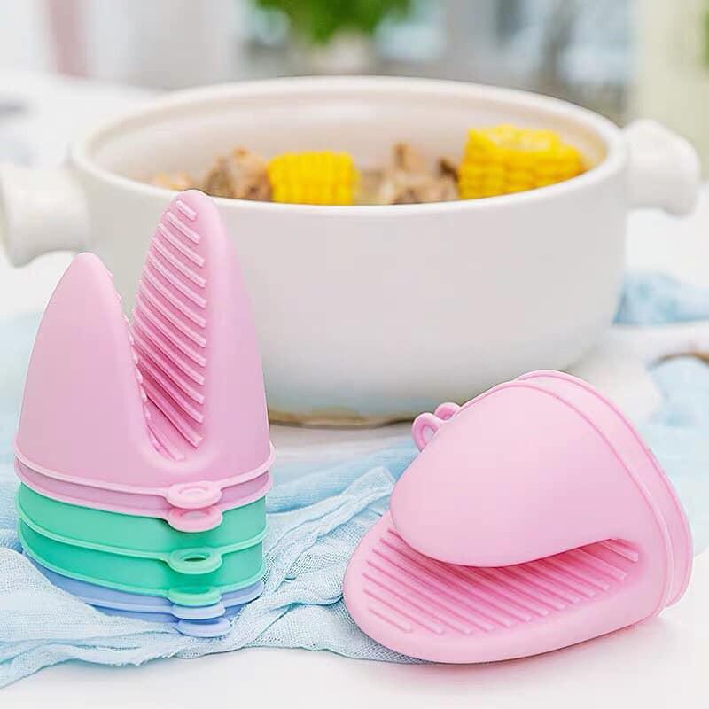 【Hwang】Set 2 miếng nhấc nồi  - Lót tay nhấc nồi cao silicon cách nhiệt chịu nóng nhiều màu 6