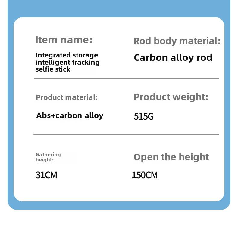 Product Introduction of Gậy Chụp Ảnh , Theo Dõi Gậy Chụp Ảnh, Tích Hợp Lưu Trữ, Làm Bằng Hợp Kim Nhôm, Giá Đỡ Điện Thoại Gimbal Theo Dõi Chụp Ảnh, Tripod 18