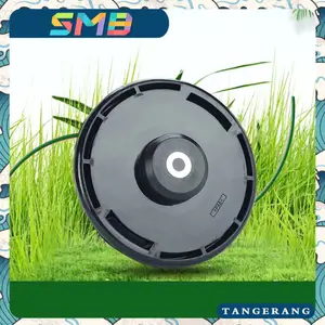 Pisau Nilon Mesin Potong Rumput Profesional Kepala Trimmer Double Line 10mm Anti Selip Bahan Tahan Panas Anti Karat Untuk Pemotong Rumput Listrik/Bensin