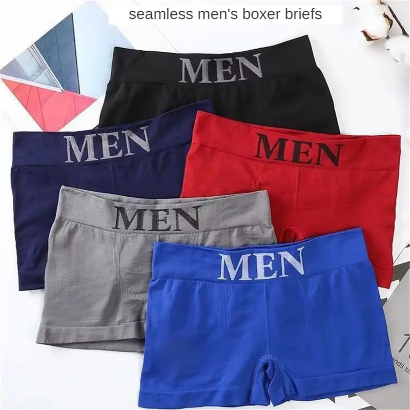 quần sịp nam Boxer quần xì nam lạnh sịp đùi co dãn mềm mát đồ lót kháng khuẩn Quần Boxer Nam Menswear 0