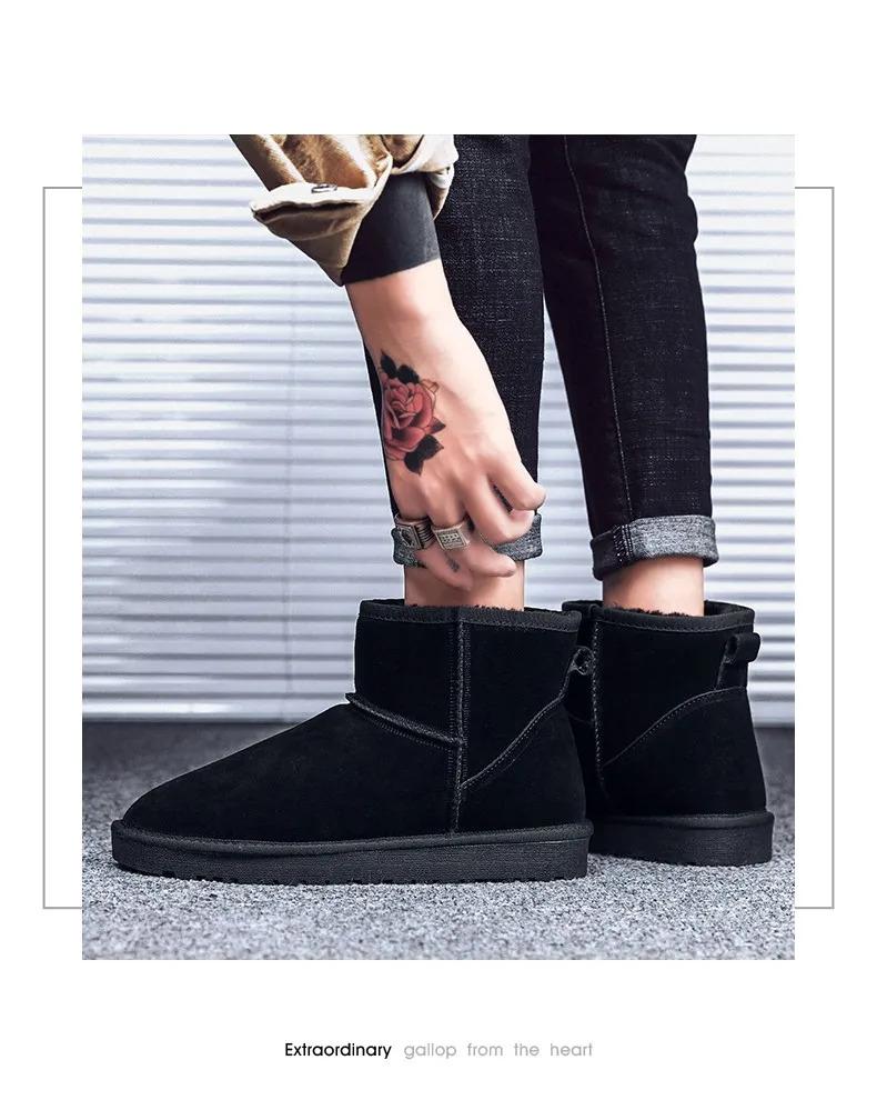 Product Introduction of 20212024 winter New men snow boots women high top sneakers fashion casual shoes fur cotton warm comfortable light couple shoes 35-472024 38