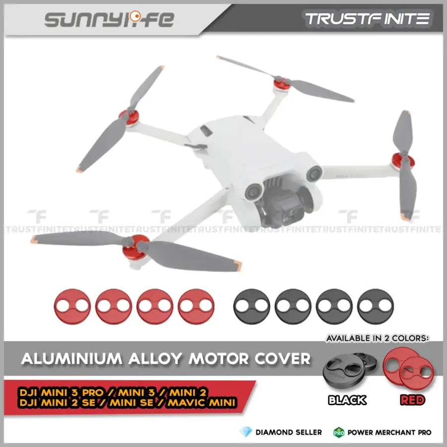 Sunnylife Aluminium Motor Cover DJI Mini 3 Pro/Mini 3/Mini 2/Mini SE