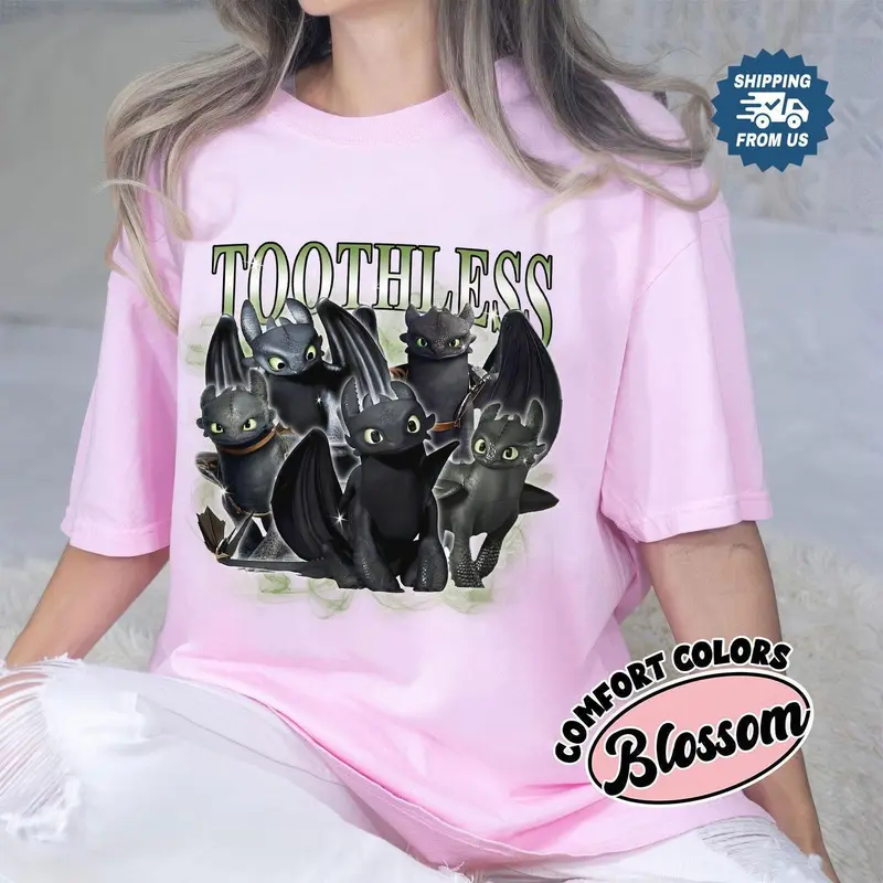 Toothless Tshirt, How To Train Your Dragon Shirt Men, Toothless Live Action Unisex Tee, Night Fury Shirt, Dragon Tee 2