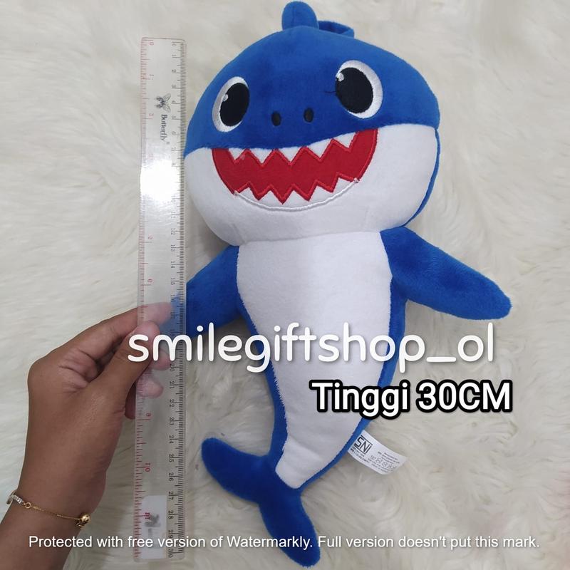 Boneka Plush Toys Anak Perempuan Laki Laki Bayi Baby Shark Pinkfong Bunyi Krincing Warna Warni Unofficial 4