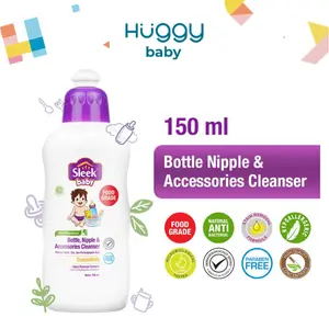 Sleek Baby Bottle Nipple & Accessories Cleanser 150ML | Sabun Cuci Botol Dot