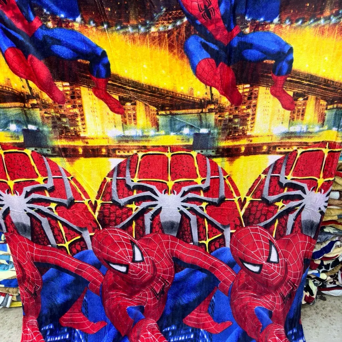 BLANKET CHARACTER PRINT MICROFIBER DOUBLE SIZE 150x200cm Soft Soft