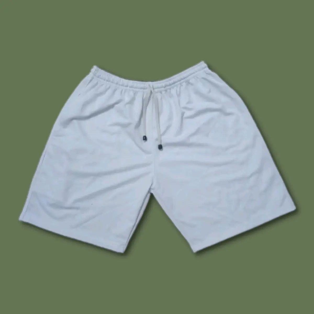 Celana kolor polos hitam putih celana pendek Santai Shorts Pria