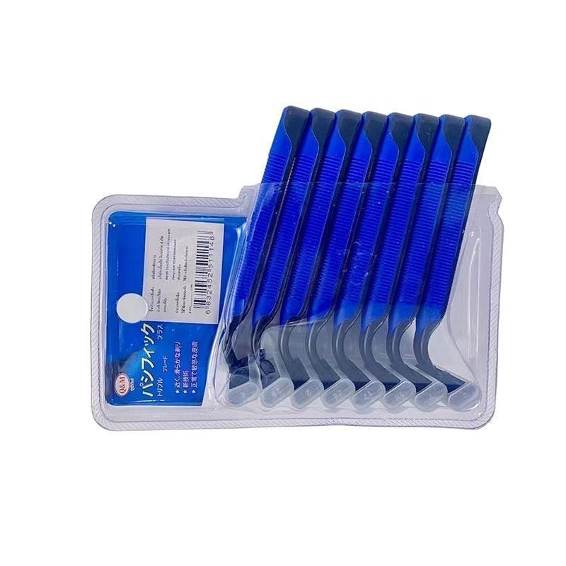 JJ.home มีดโกนหนวดพร้อมใบมีด มีดโกนหนวด 1 แพ็ค มี 8 ชิ้น สีจัดส่งแบบสุ่ม ใบมีดโกน ส้ม