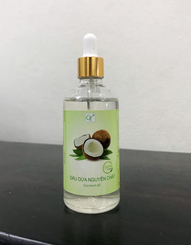 Dầu Dừa Cao Cấp GT Chai 100ml - Tự Nhiên Nguyên Chất - Dưỡng Mi, Dưỡng Môi, Dưỡng Da, Dưỡng Tóc Massage Dưỡng Body 2