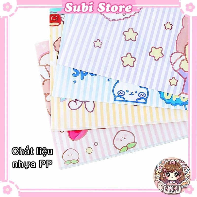 Product Introduction of Bìa hồ sơ, Túi đựng tài liệu, Bìa sơ mi, Bìa nút A4 nhiều mẫu dễ thương, bảo quản tài liệu và lưu trữ giấy tờ văn phòng 36