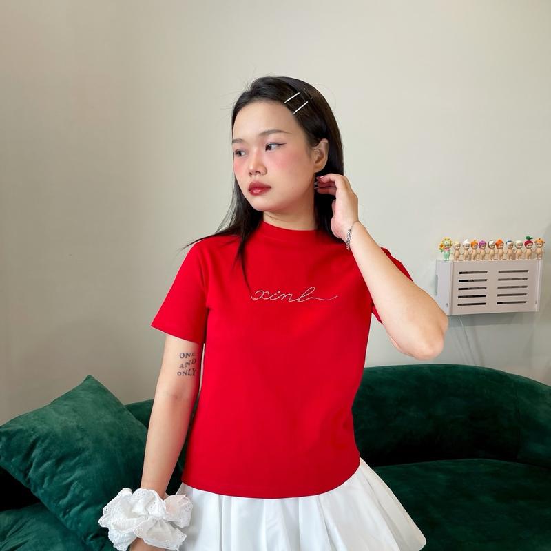 Áo BABY TEE “xinh” ĐÍNH ĐÁ 4