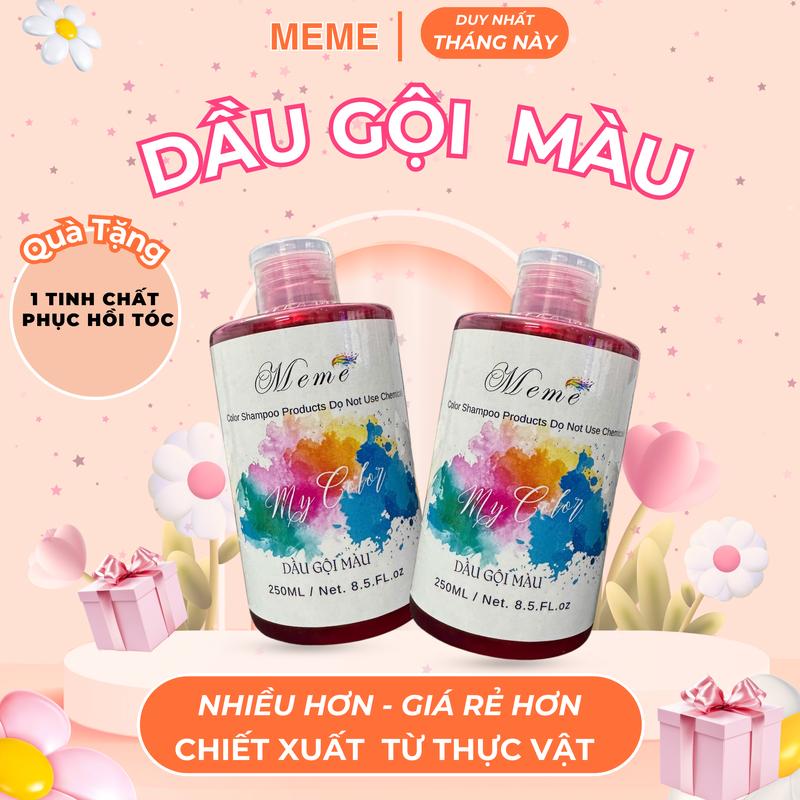 DẦU  BÙ MÀU ĐỔI MÀU - 14 MÀU HOTREND - LÀM MỚI MÀU NHUỘM ĐÃ PHAI , LÊN MÀU MỚI TRÊN NỀN TÓC SÁNG , TÓC TẨY , Đổi Màu Tóc Nhuộm Tóc gội trà sữa dau goiti Nữ