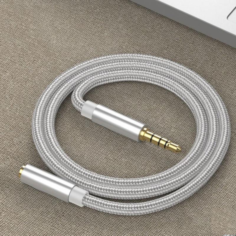 Product Introduction of Chất Lượng Âm Thanh Trung Thực, Dây Mở Rộng Loa HiFi Nam Sang Nữ, Cáp AUX Mạ 3.5Mm, Dây Tai Nghe, Cáp Kết Nối Dữ Liệu, Cáp Mở Rộng Âm Thanh Phụ Kiện 7