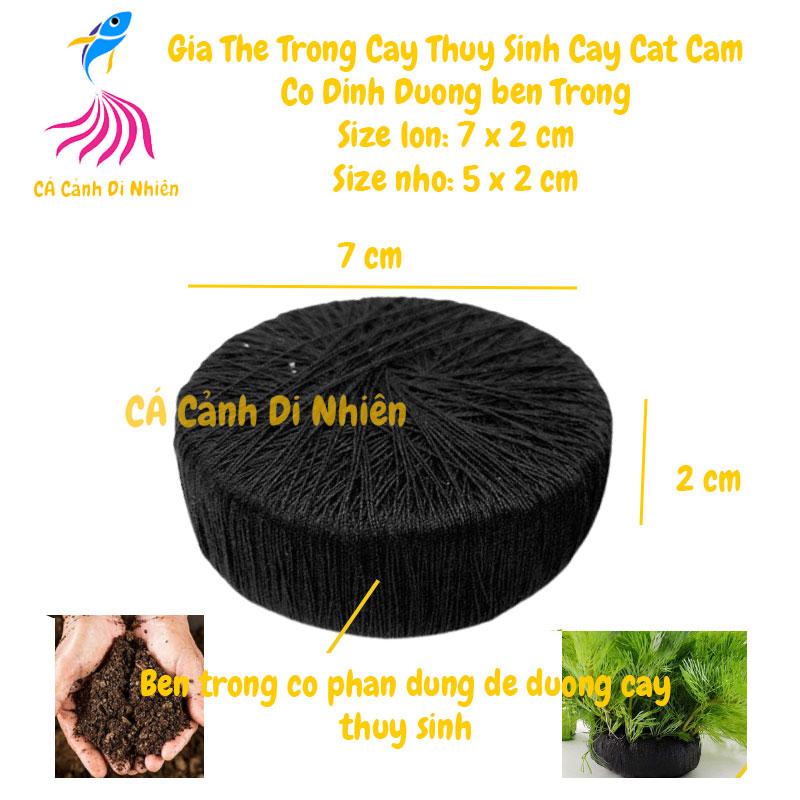 Giá thể trồng cây thủy sinh cho cây cắt cắm có dinh dưỡng bên trong cho hồ cá thủy sinh