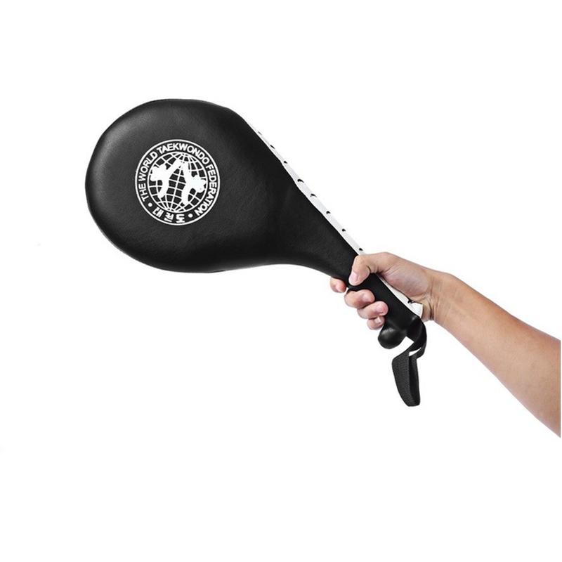 Product Introduction of Double Kick Pad Target Taekwondo Karate Kickboxing MMA Training Martial Arts Drumstick Training Practice Kicking Target 34
