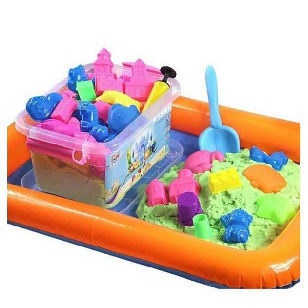 Combo Đồ chơi cát động lực có phao và bơm