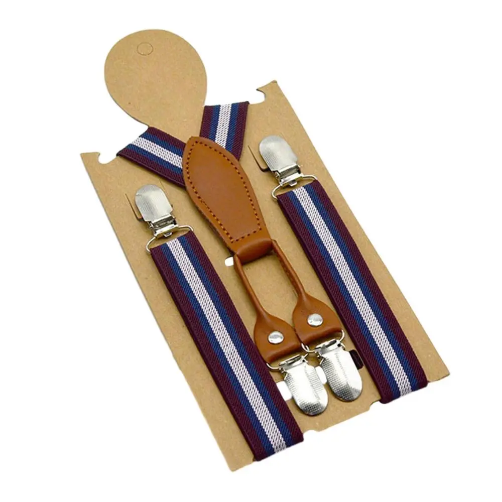 Kids Suspender Clothes Accessories Elastic Straps Y Back Adjustable Y Back Braces for Halloween Jeans Party Wedding Trousers
