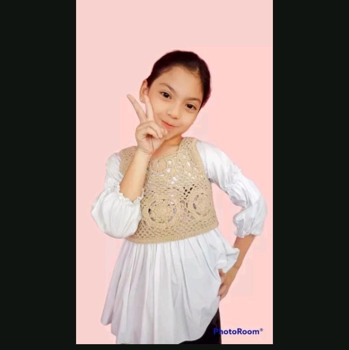 ROMPI RAJUT KOREAN VEST RAJUT BAJU RAJUT ATASAN RAJUT MURAH meriah 5