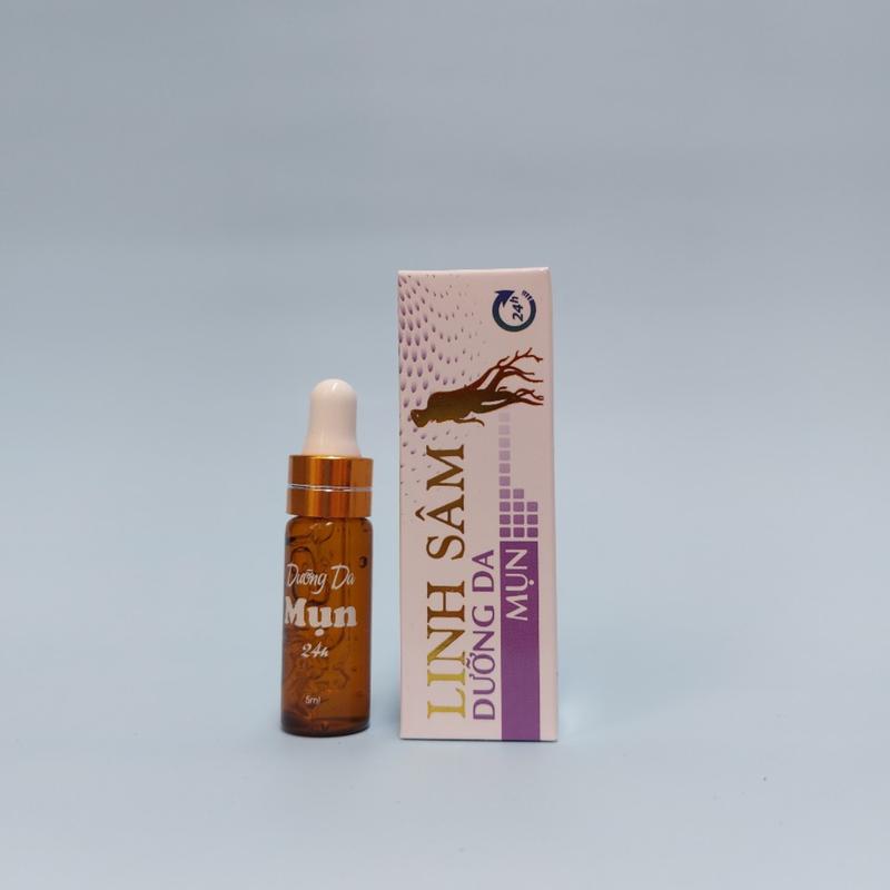 Serum dưỡng da dành cho da mụn linh sâm 5ml Kem chấm mụn Không chứa paraben