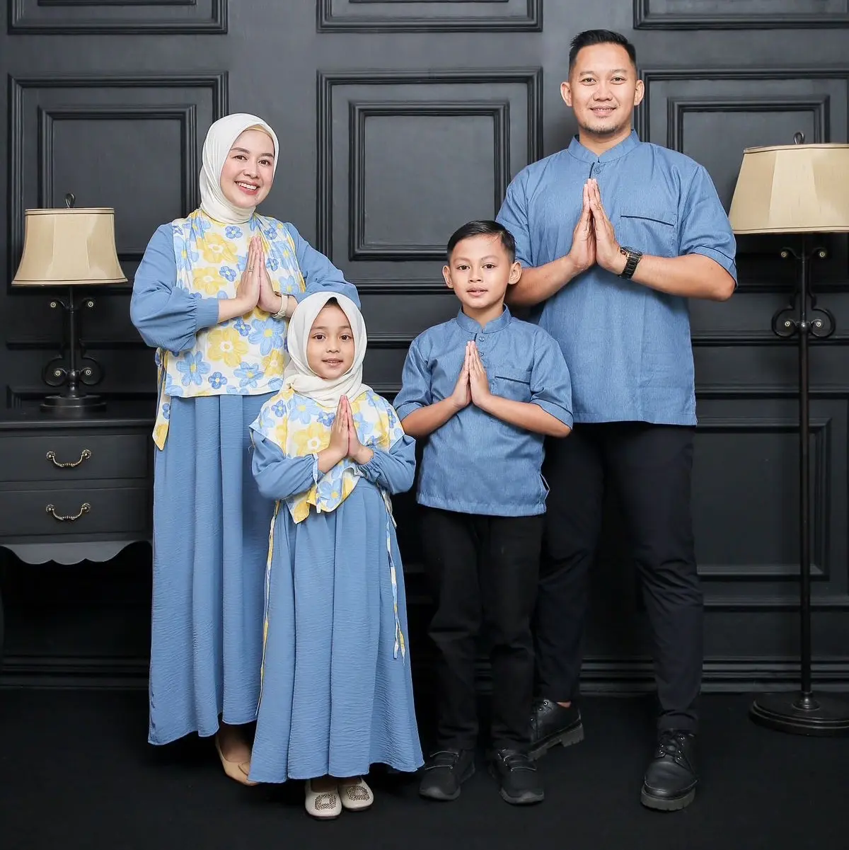 Sarimbit lebaran by pikabukids / gamis anak perempuan /koko dewasa / baju koko anak laki laki