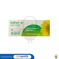 Gambar NATUR-E NATURAL VITAMIN E 100 IU BOX 32 KAPSUL dari Apotek Farmasi 3 by GoApotik Kab. Bogor 2 Tokopedia
