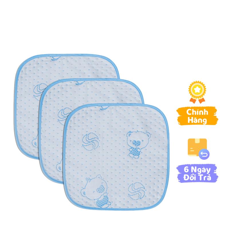 Combo 3 tấm lót chống thấm VIETMAT size 30x30 - Xanh