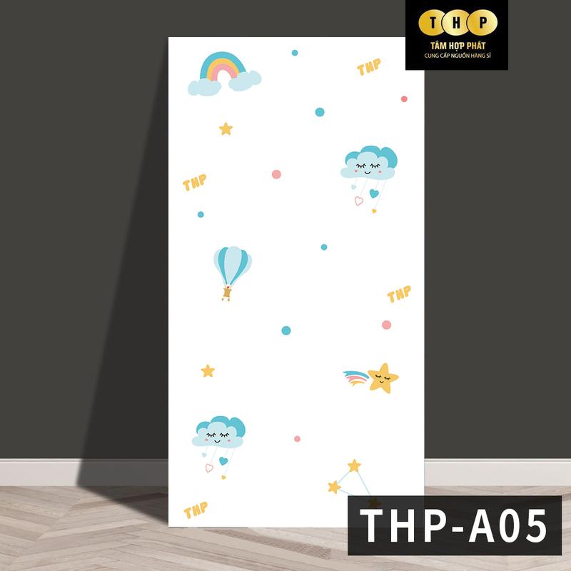 Combo 50 Tấm THP vân đá gỗ phủ PVC Dán Ốp Tường Decor Nhà Cửa, Phòng Bếp Có Sẵn Keo Dán KT 60*30cm Vietnam Hấp thụ âm thanh
