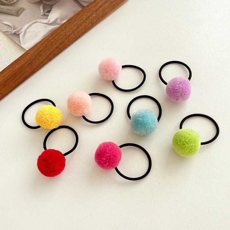 Tali Rambut Kanak-kanak, Warna Pastel, Gaya Korea, Tali Rambut Anjal ...