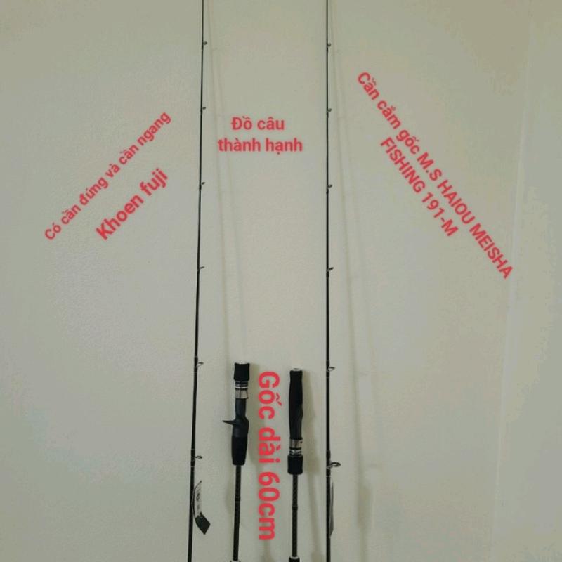 Cần câu lure Cắm Gốc Cao Cấp Jig M.S Haiou - Meisha Fishing Khoen Fuji O - Đầu Pu Fuji A - . size 1m91 độ cứng M . có cần đứng và cần ngang. đi câu bắt cá....