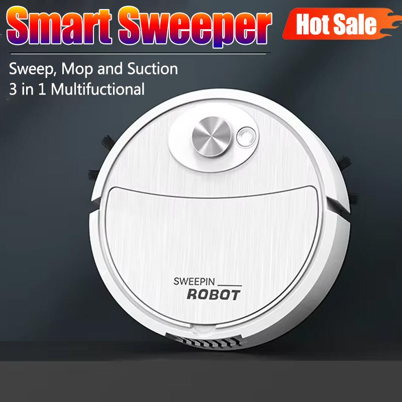 3-in-1 Smart Sweeping Robot Home Mini Sweeper Vacuum Mopping - TikTok ...