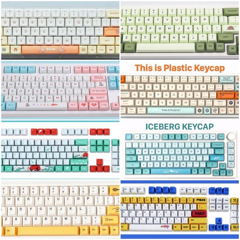 Tổng hợp Keycap Profile XDA nhựa PBT cao cấp Honey Milk, Matcha nhiều màu dễ thương cho bàn phím cơ