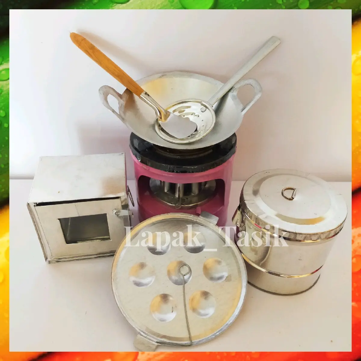 Paket mainan anak alat masak masakan set oven anak toys Kayu