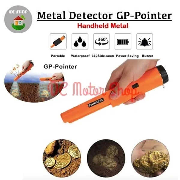 GP Pointer Metal Detektor /Alat Deteksi Logam Metal Emas Perak