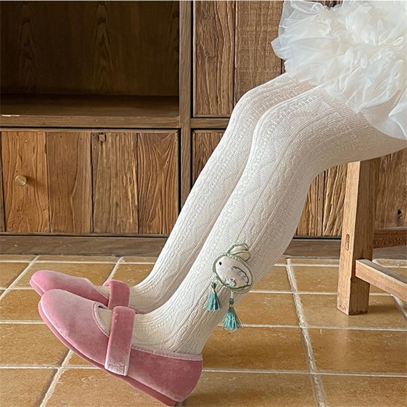 Product Introduction of Quần Dài Legging Cho Bé Gái, Mềm Mại Và Ấm Áp, Quần Tất, Thích Hợp Cho Trẻ Em Đi Học, Tất Trắng, Quần Dệt Kim Cotton Thun 24