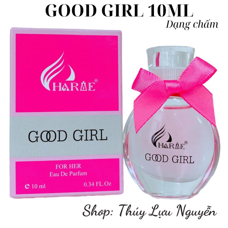 Nước hoa nữ Charme Good Girl 10ml Dạng chấm - Ngọt quyến rũ thu hút. Perfume Women Cosmetic