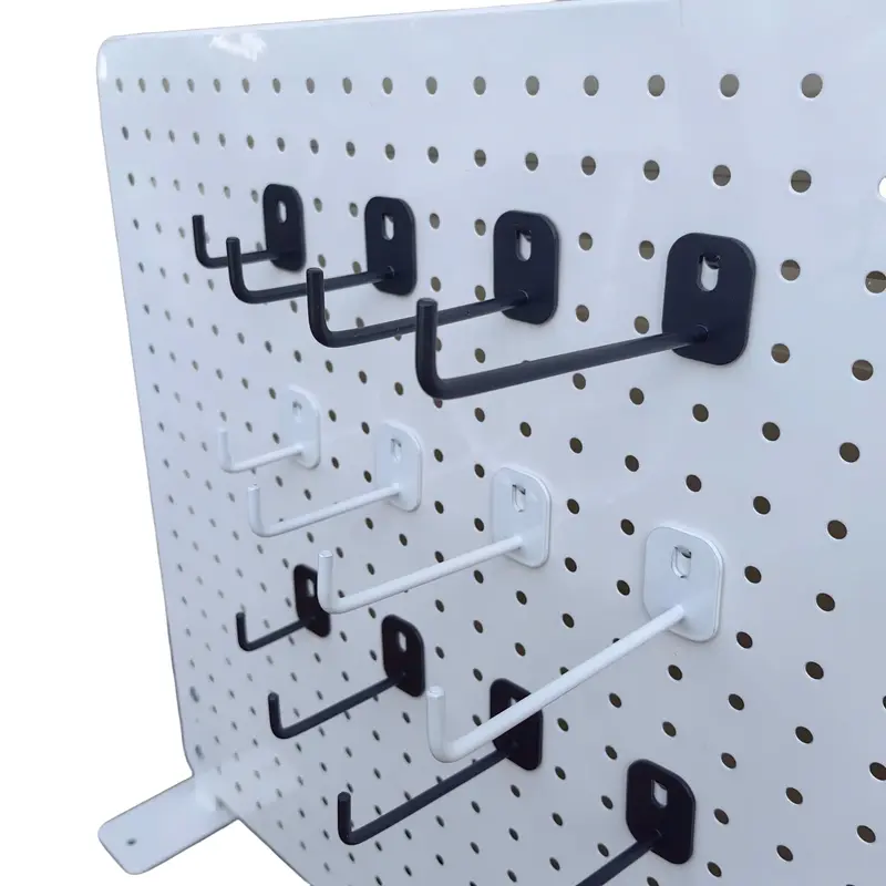 Móc 1 chấu HÌNH CHỮ NHẬT cài bảng Pegboard, Tấm tôn lỗ treo phụ kiện trưng bày Trang Trí Nhà Decor Phòng Decor 0