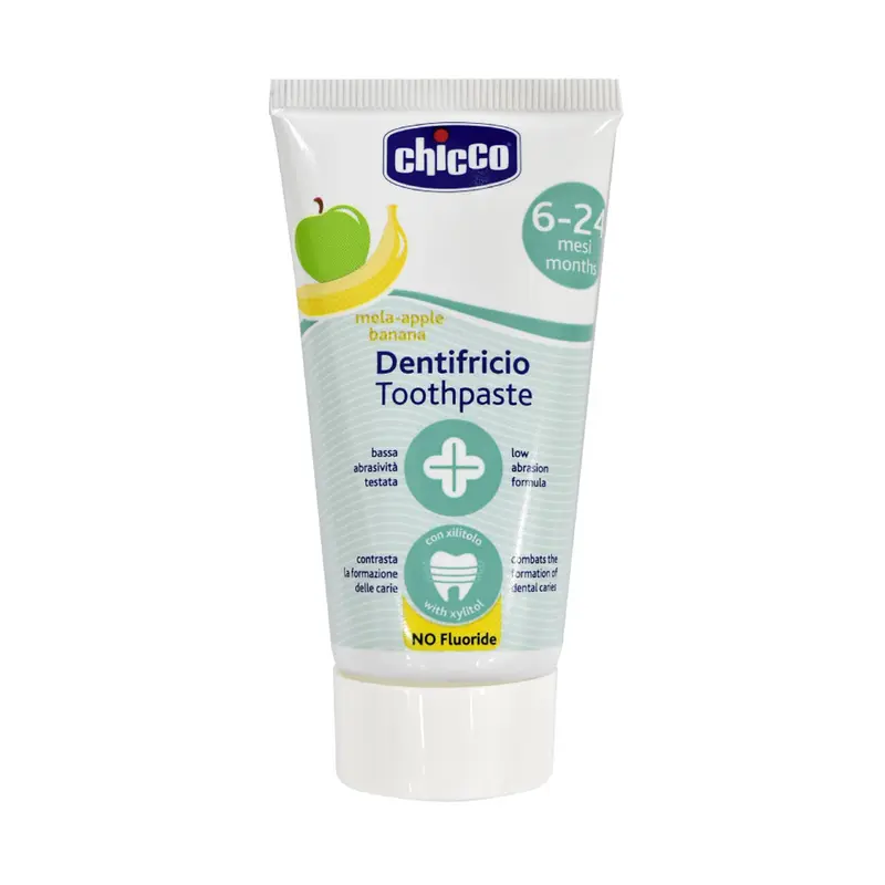 [CÓ BILL] Kem đánh răng cho bé CHICCO - Nhập khẩu Italia - Chứng nhận an toàn cho bé - Size to tiết kiệm 50ml 3