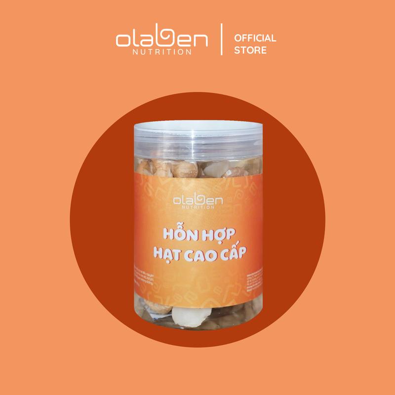 Hộp 140gr Hỗn Hợp Các Loại Hạt Cao Cấp - Premium Nuts Mix by OLABEN NUTRITION