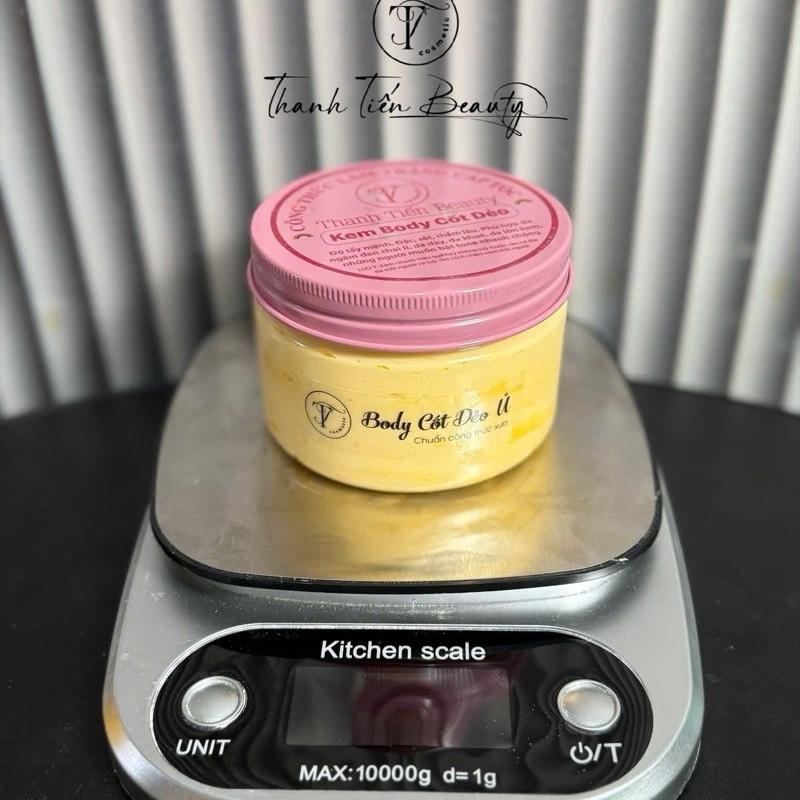 (300G) Kem Body Cốt Dẻo [Không tẩy] - Chuẩn công thức phôi xưa, Tươm dầu vàng, Khử da vàng, da mỏng, da yếu, collagen, Vitamin E, Women