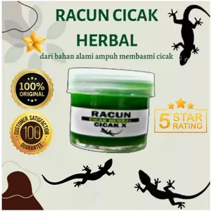 [KICHI] RACUN CICAK HERBAL AMPUH SEKALI JILAT LANGSUNG MATI HERBAL