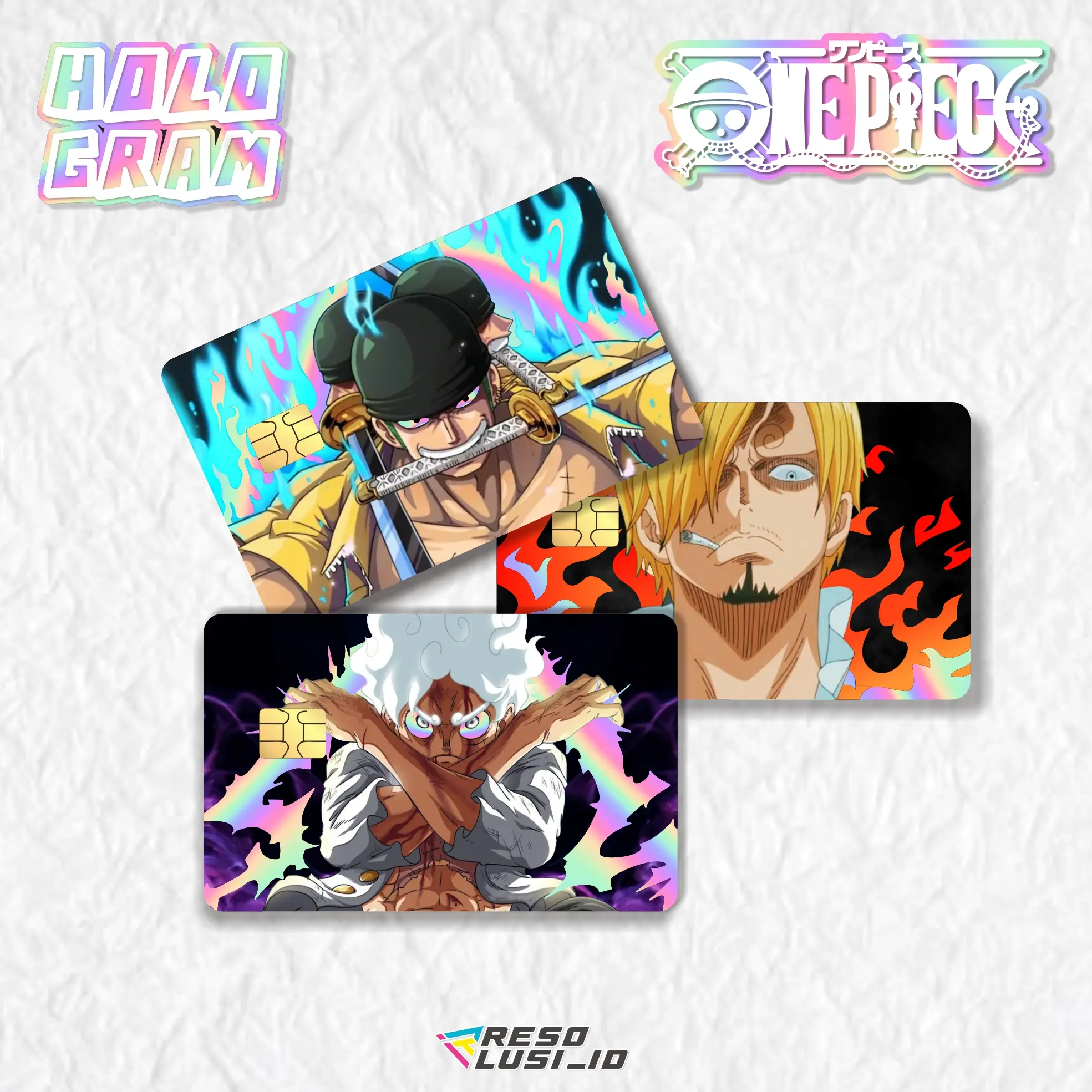 One Piece Special Hologram (Skin/Sticker ATM)