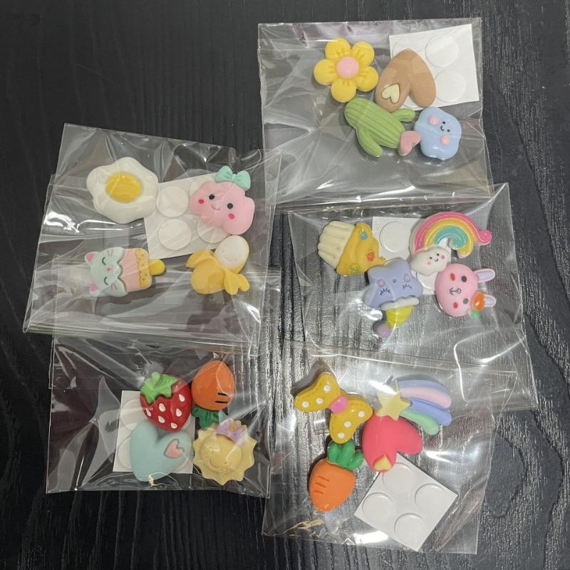 【COD】Stiker Cangkir Air 2D + 3D, Stiker 3D, Stiker Cangkir Termos Boneka 3D, Gesper Resin 3D, Stiker Telepon Kulkas DIY Paper Stationery 3