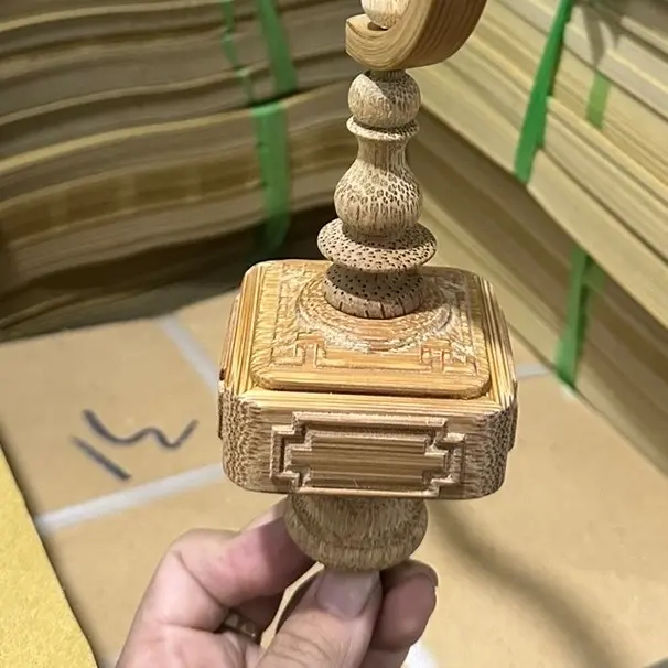 Mẫu nậm tre vuông hộp triện tang triện tiền triện hoa mai dành cho chào mào 1