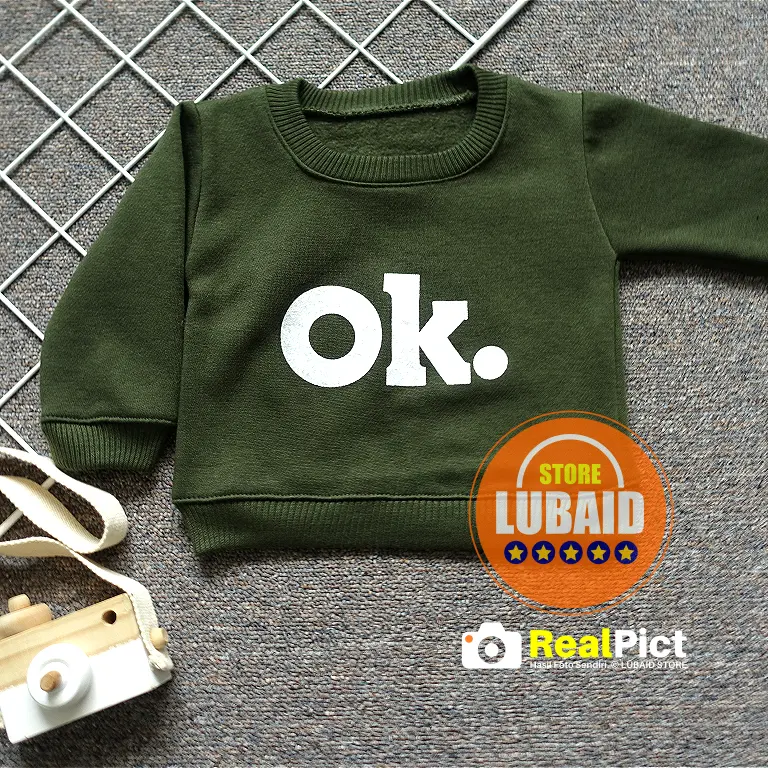[SJK-RF12] LUBAID STORE, Setelan Sweater Fleece Anak 1 - 2 Tahun, Jaket Bayi RED FOREST OK, Outfit Hangat Lengan Panjang Balita Laki-Laki dan Perempuan, Motif Cewek Cowok, Anti Dingin untuk Musim Hujan, Termurah Terlaris Original, Lembut Adem Berkualitas 4