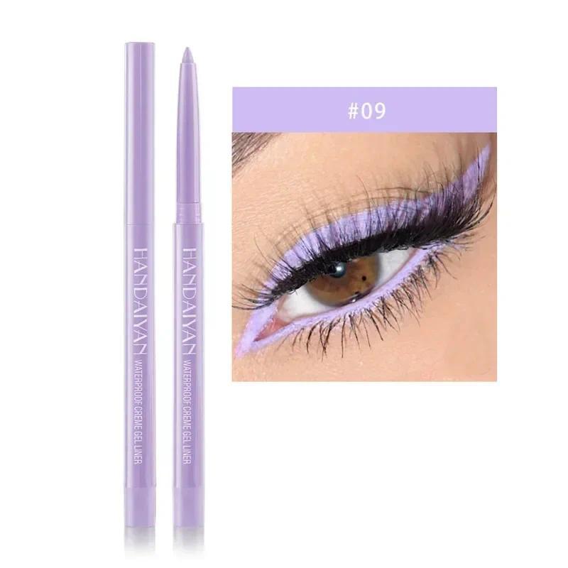 Product Introduction of Waterproof Pearlescent Matte Eyeliner Not Easy Pen Rotatable Eyeliner Long Lasting Eye Makeup Tools Korean Makeup Products Lipliner Eyeshadow 32
