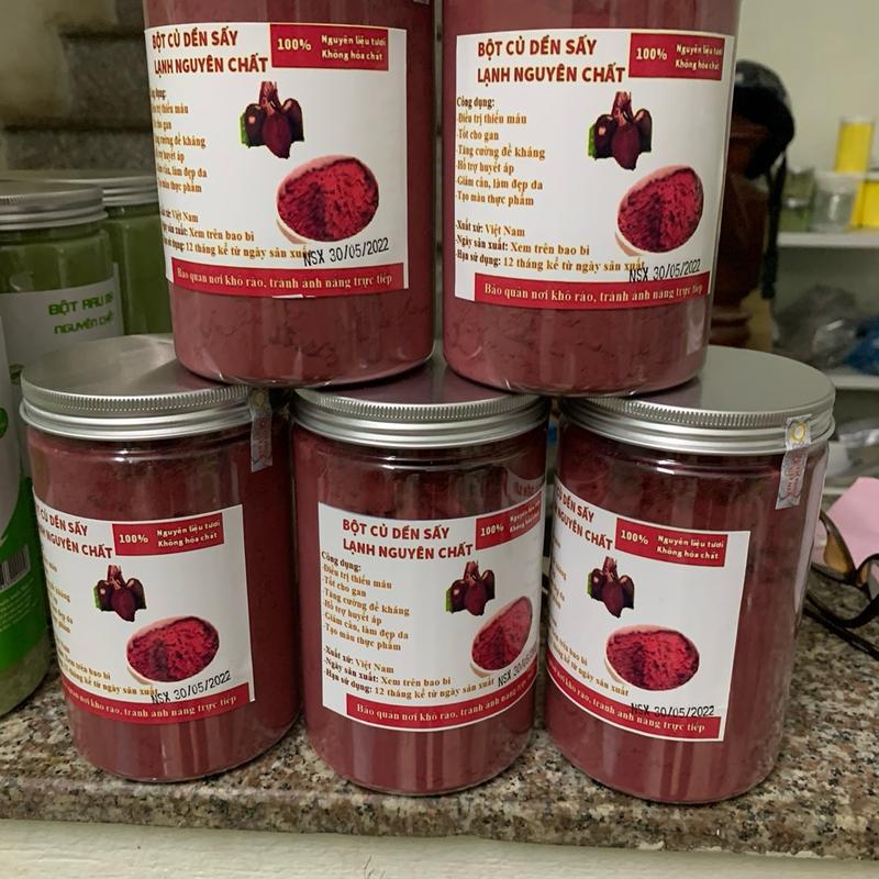 Bột củ dền nguyên chất hộp 250g 4